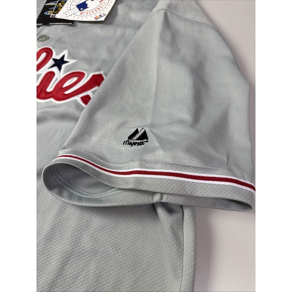 Philadelphia Phillies Baseball jersey mens size XL official majestic USA 2b - Picture 6 of 16